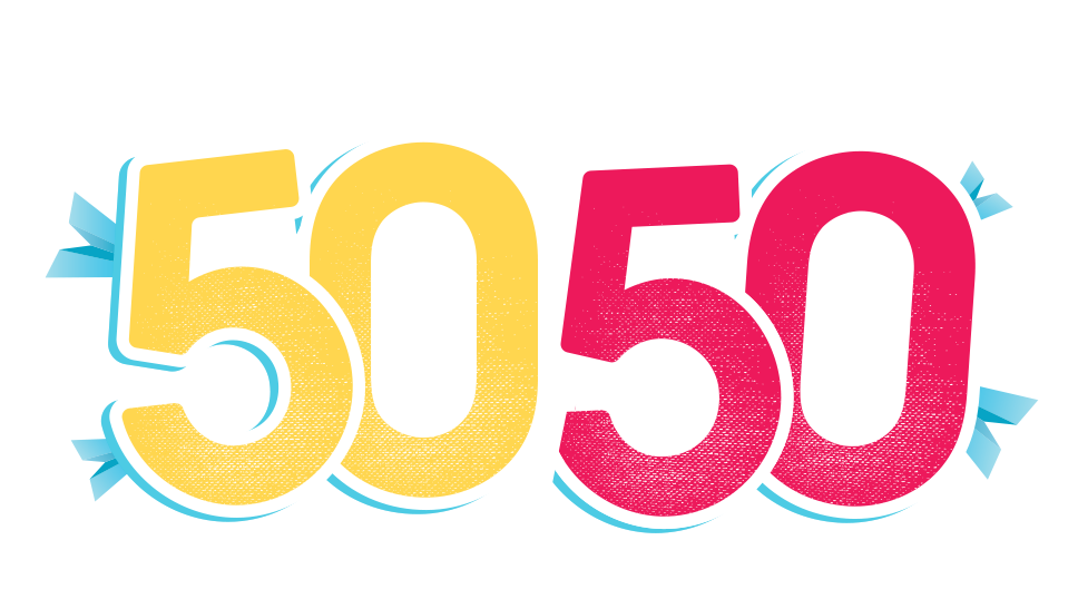 50/50 Logo